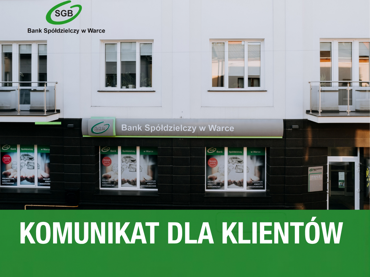 KOMUNIKAT DLA KLIENTÓ (1)